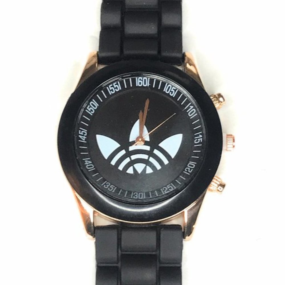Black Adidas Watch with Silicone Band NWOT - Picture 3 of 7